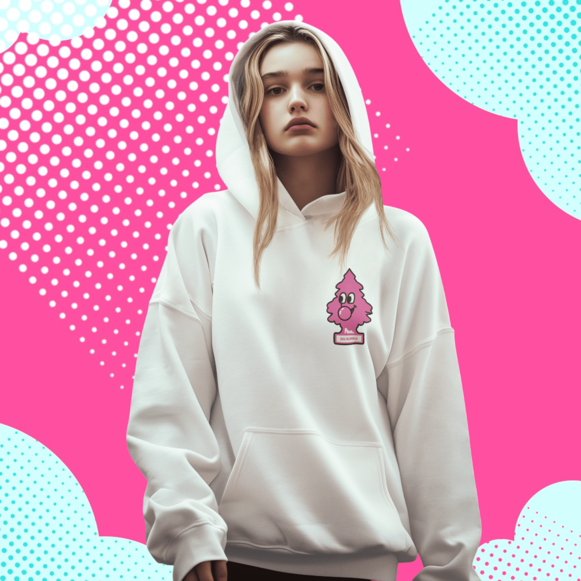 Felpa con Cappuccio - POP "Arbre Magique Big Bubble"