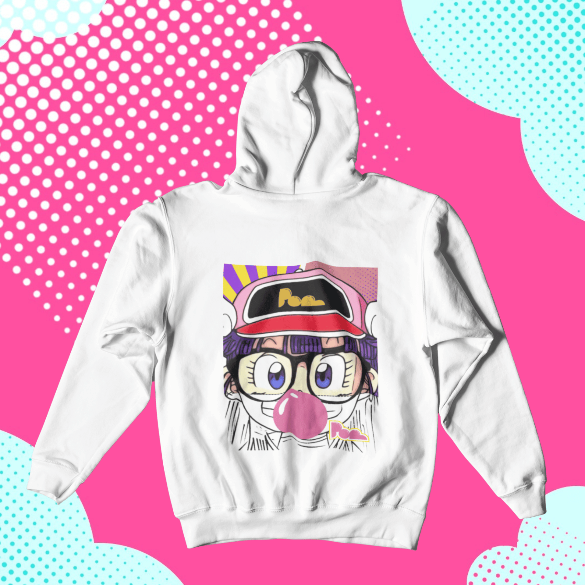 Felpa Pop con Cappuccio "Arale"