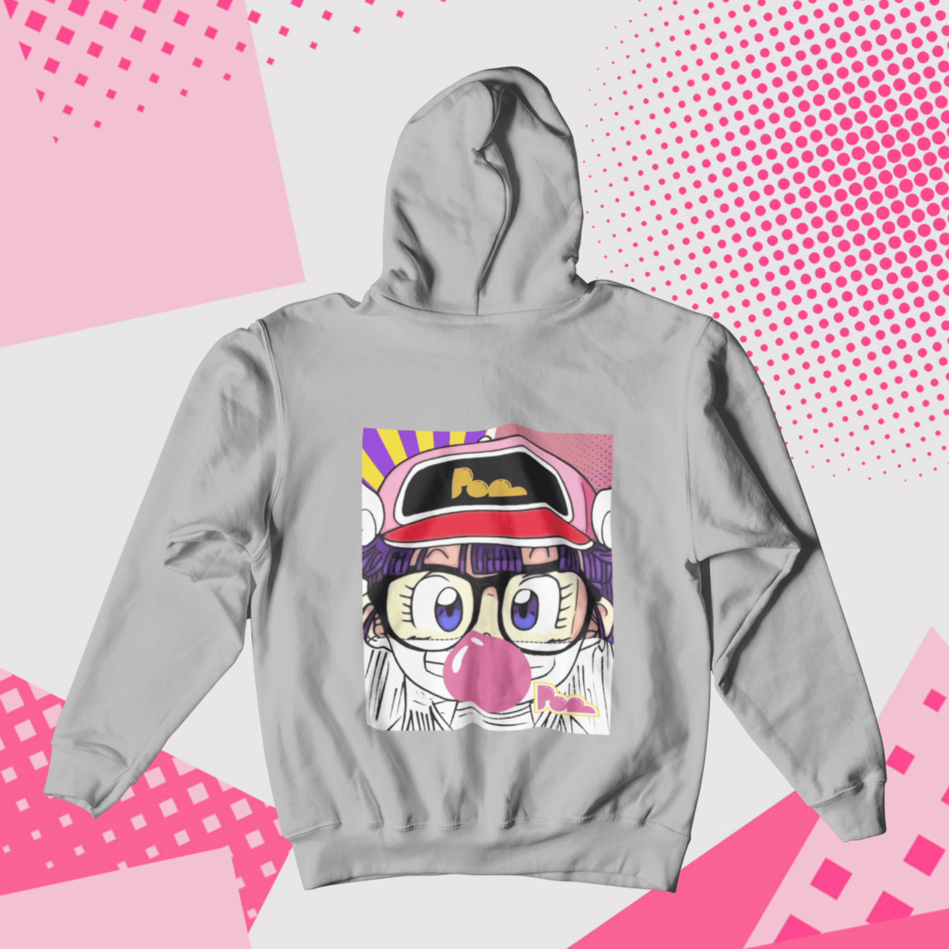 Felpa Pop con Cappuccio "Arale"