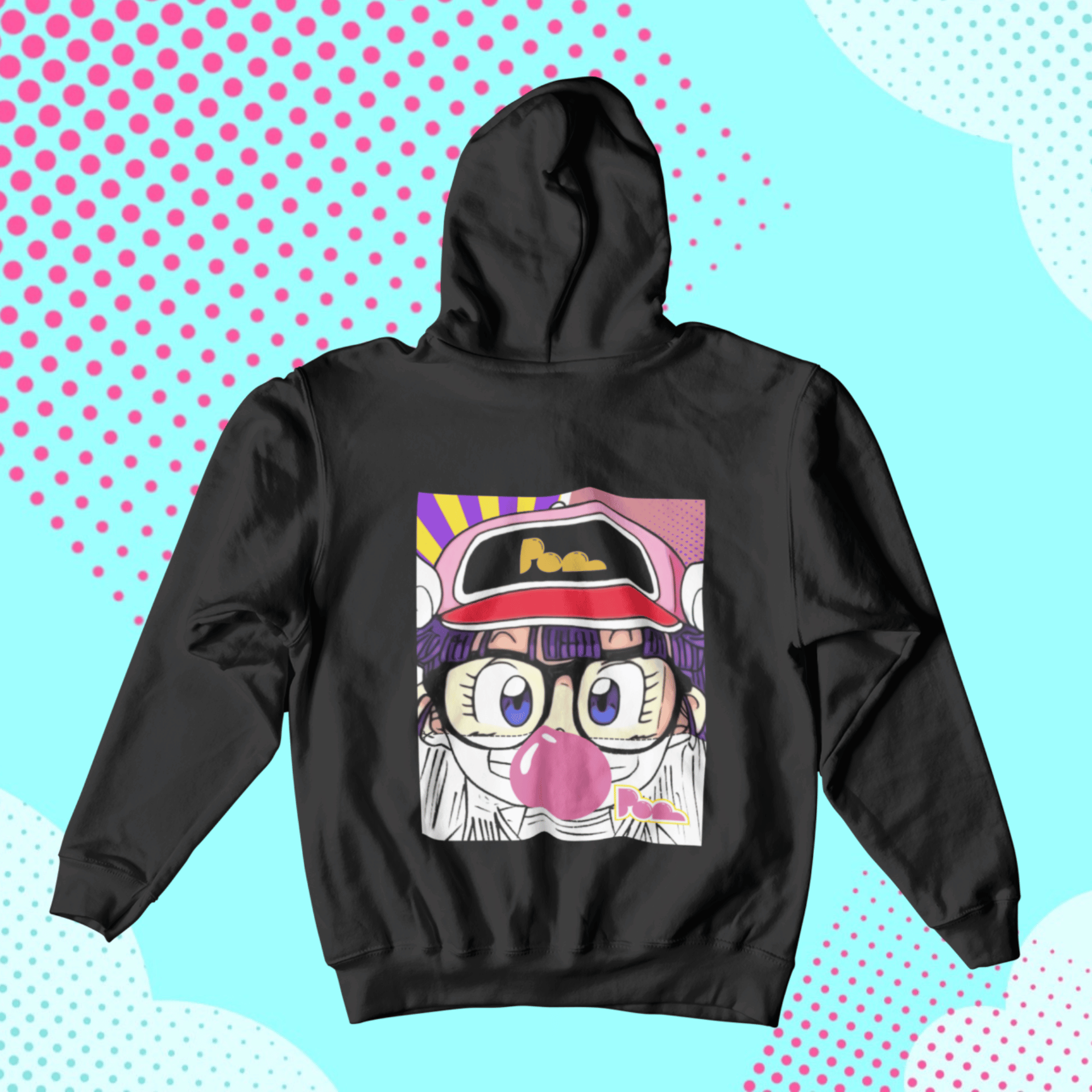 Felpa Pop con Cappuccio "Arale"