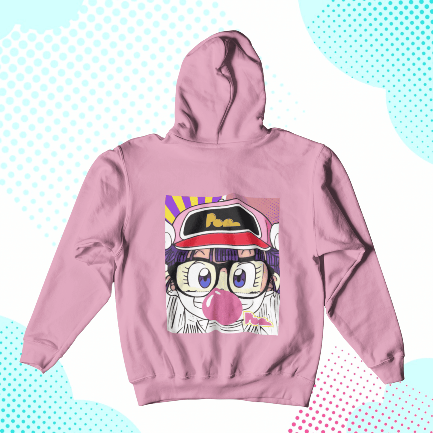 Felpa Pop con Cappuccio "Arale"