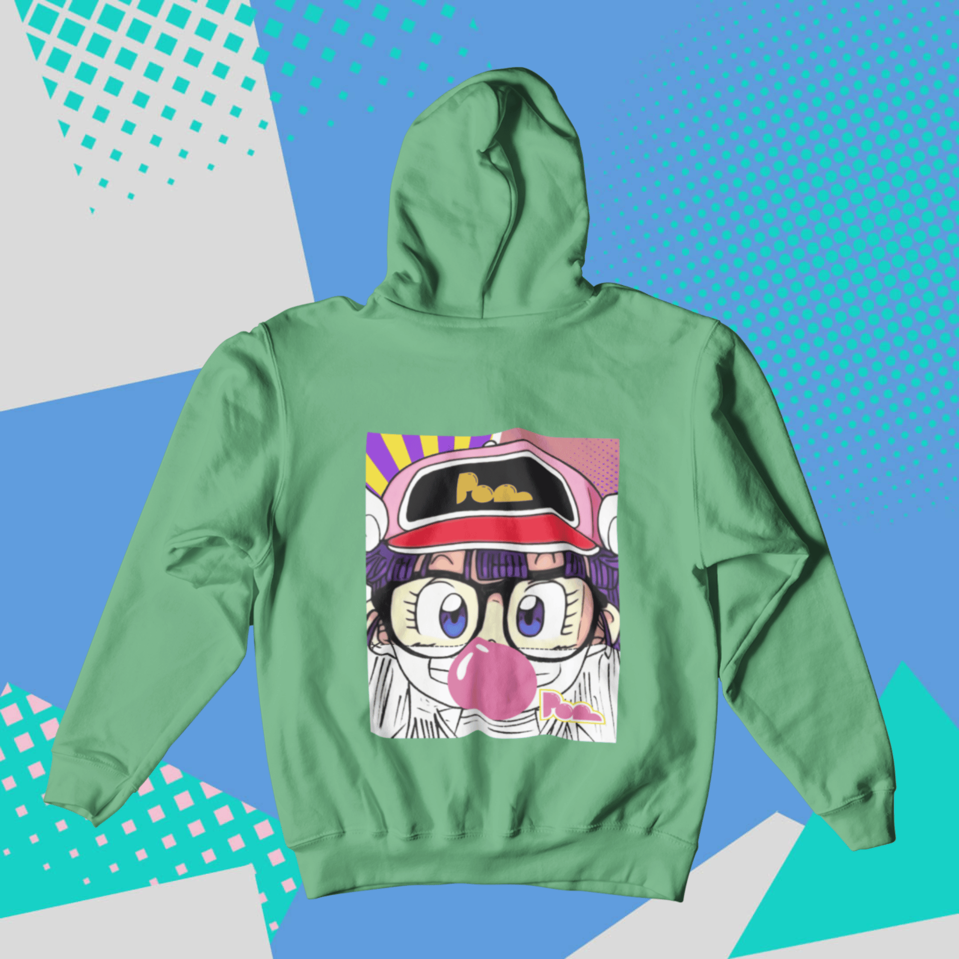 Felpa Pop con Cappuccio "Arale"
