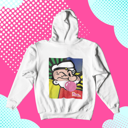 Felpa Pop con Cappuccio "Braccio di ferro"