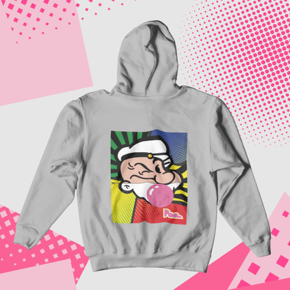 Felpa Pop con Cappuccio "Braccio di ferro"