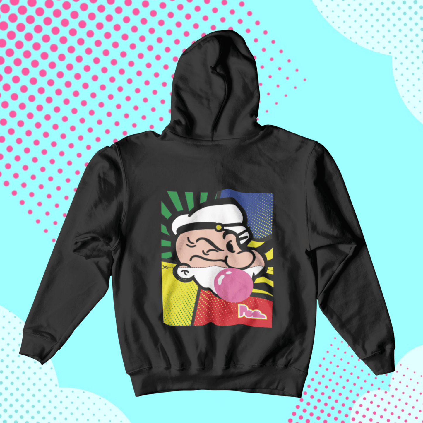 Felpa Pop con Cappuccio "Braccio di ferro"