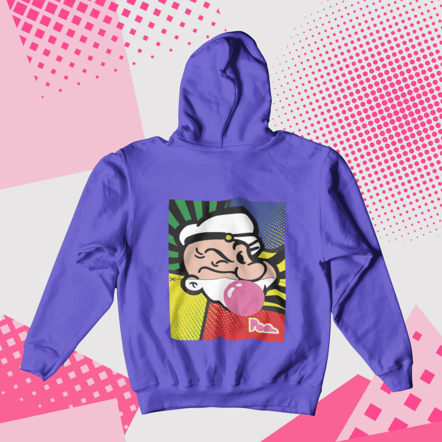 Felpa Pop con Cappuccio "Braccio di ferro"