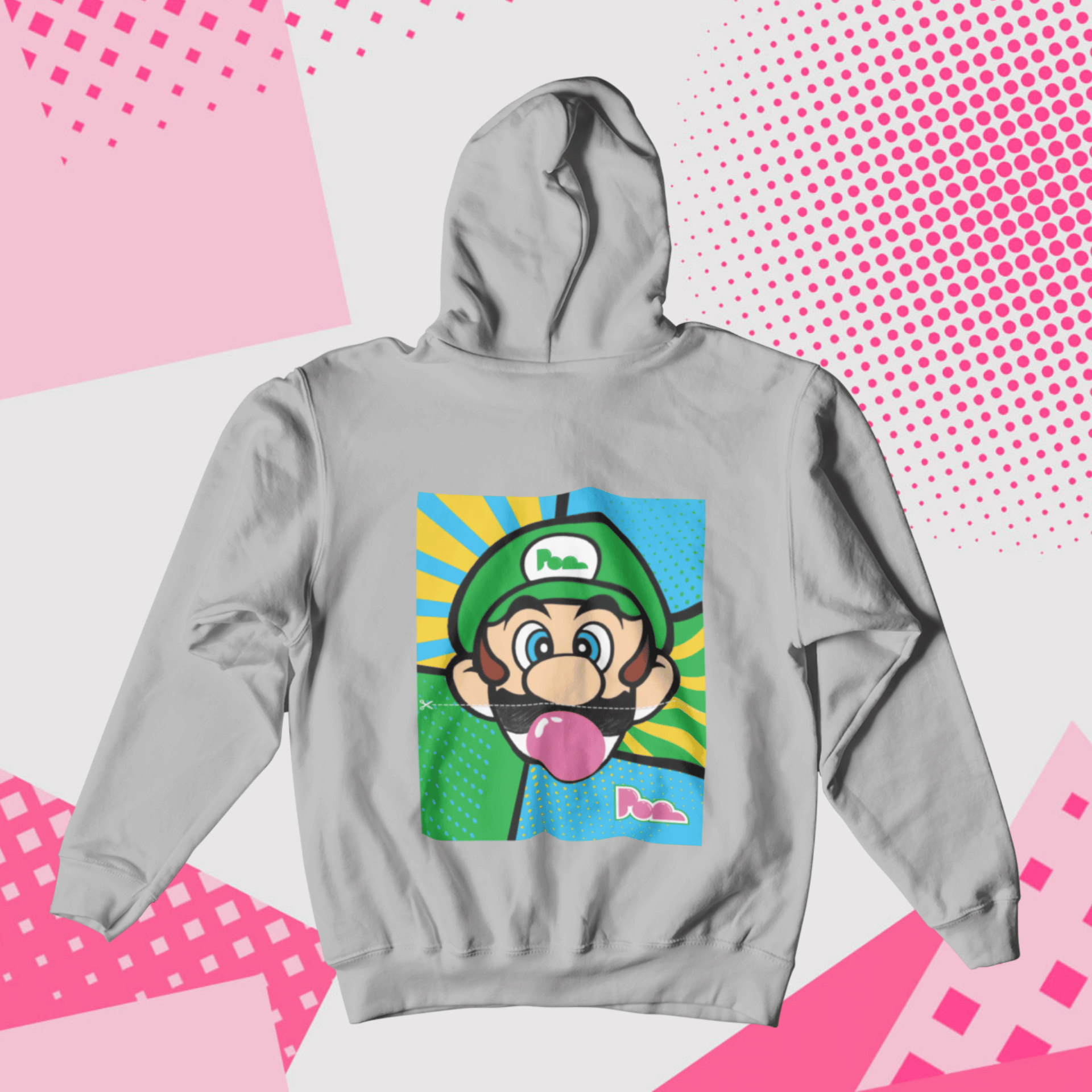 Felpa Pop con Cappuccio "Luigi"