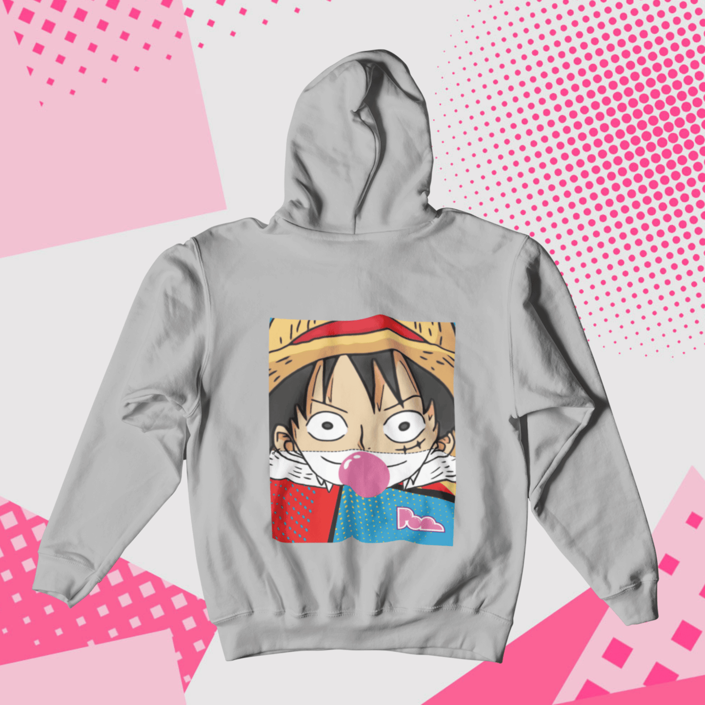 Felpa Pop con Cappuccio "Luffy"