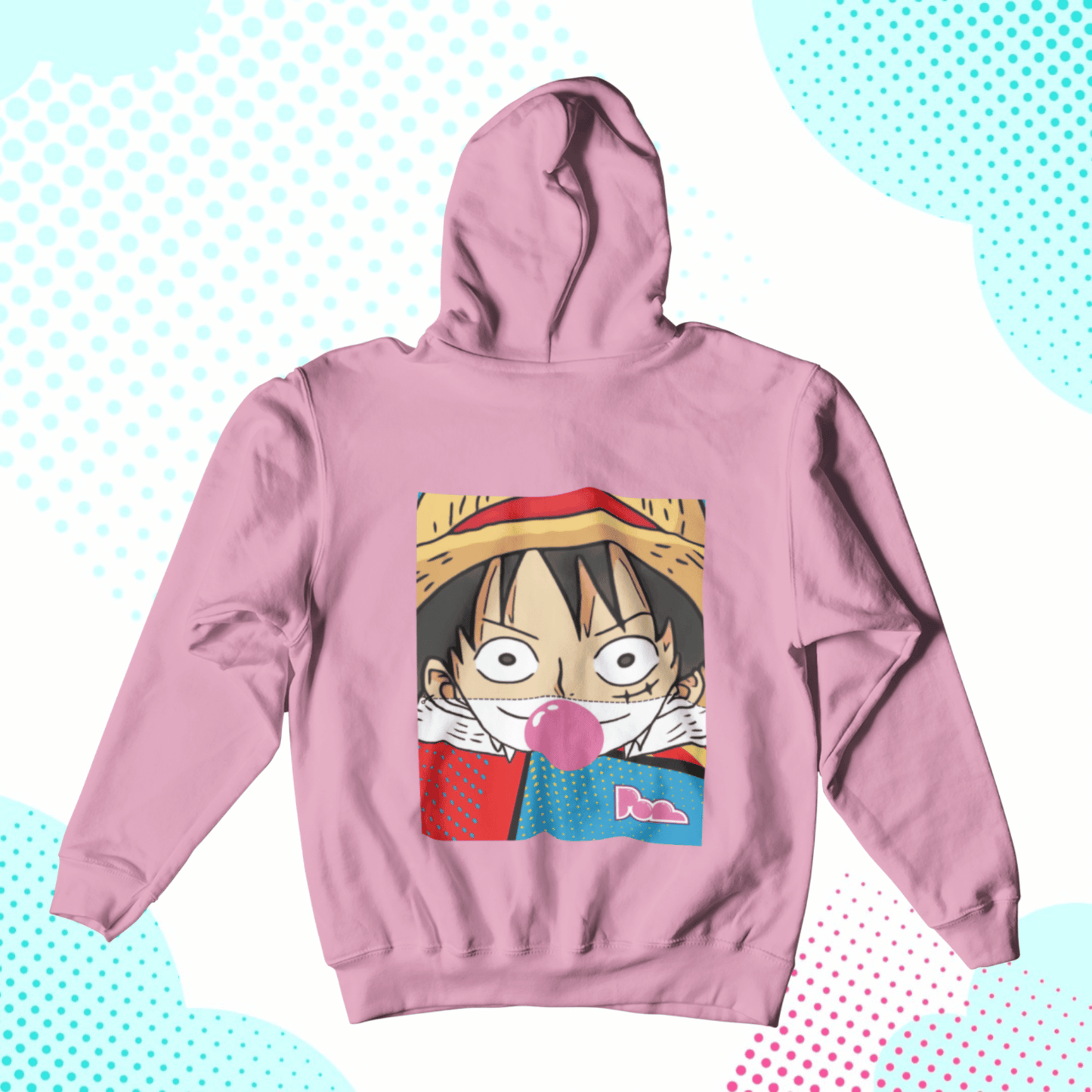 Felpa Pop con Cappuccio "Luffy"