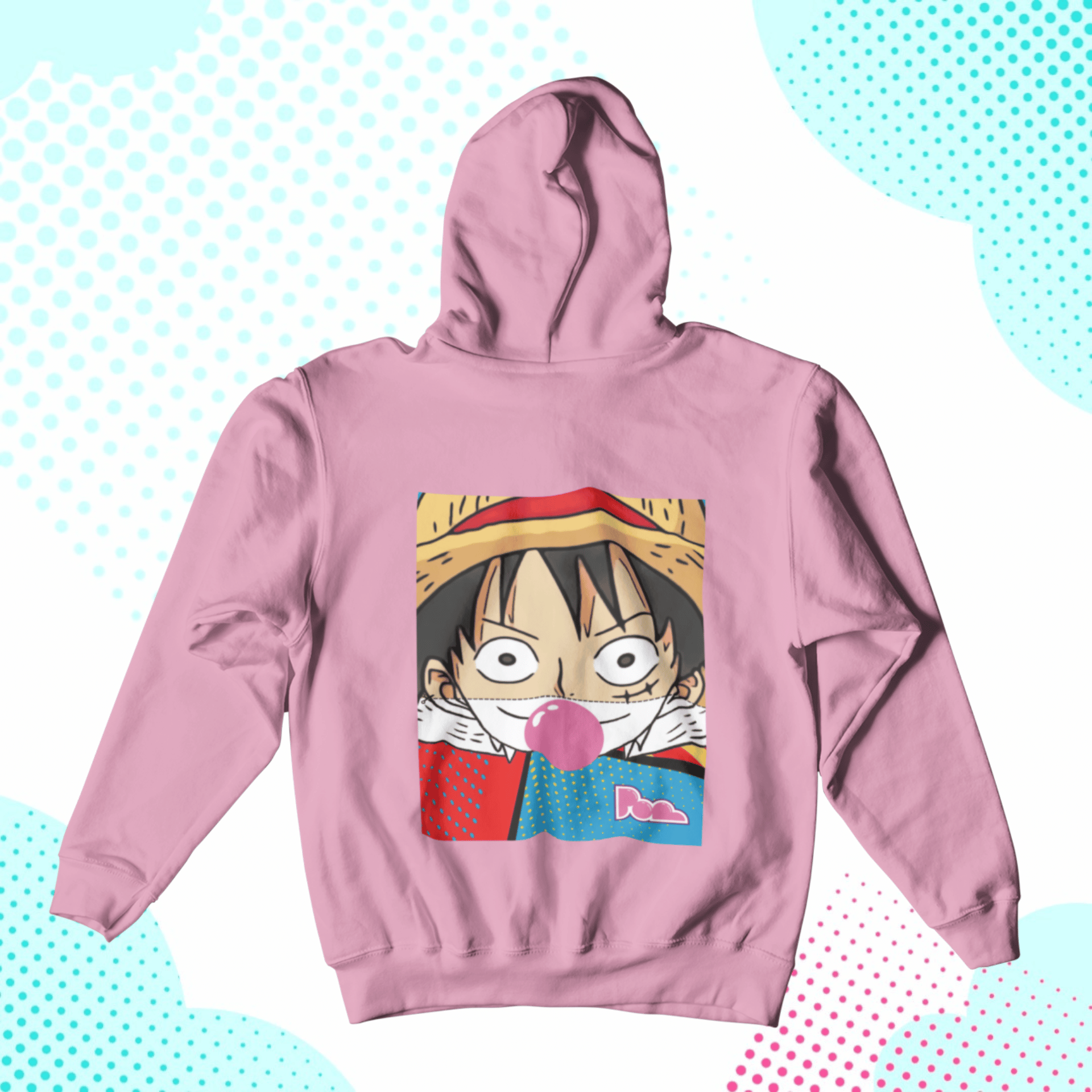 Felpa Pop con Cappuccio "Luffy"