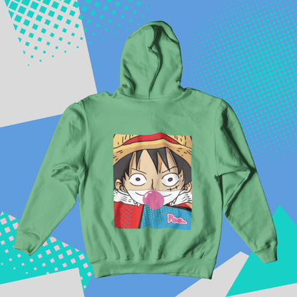 Felpa Pop con Cappuccio "Luffy"