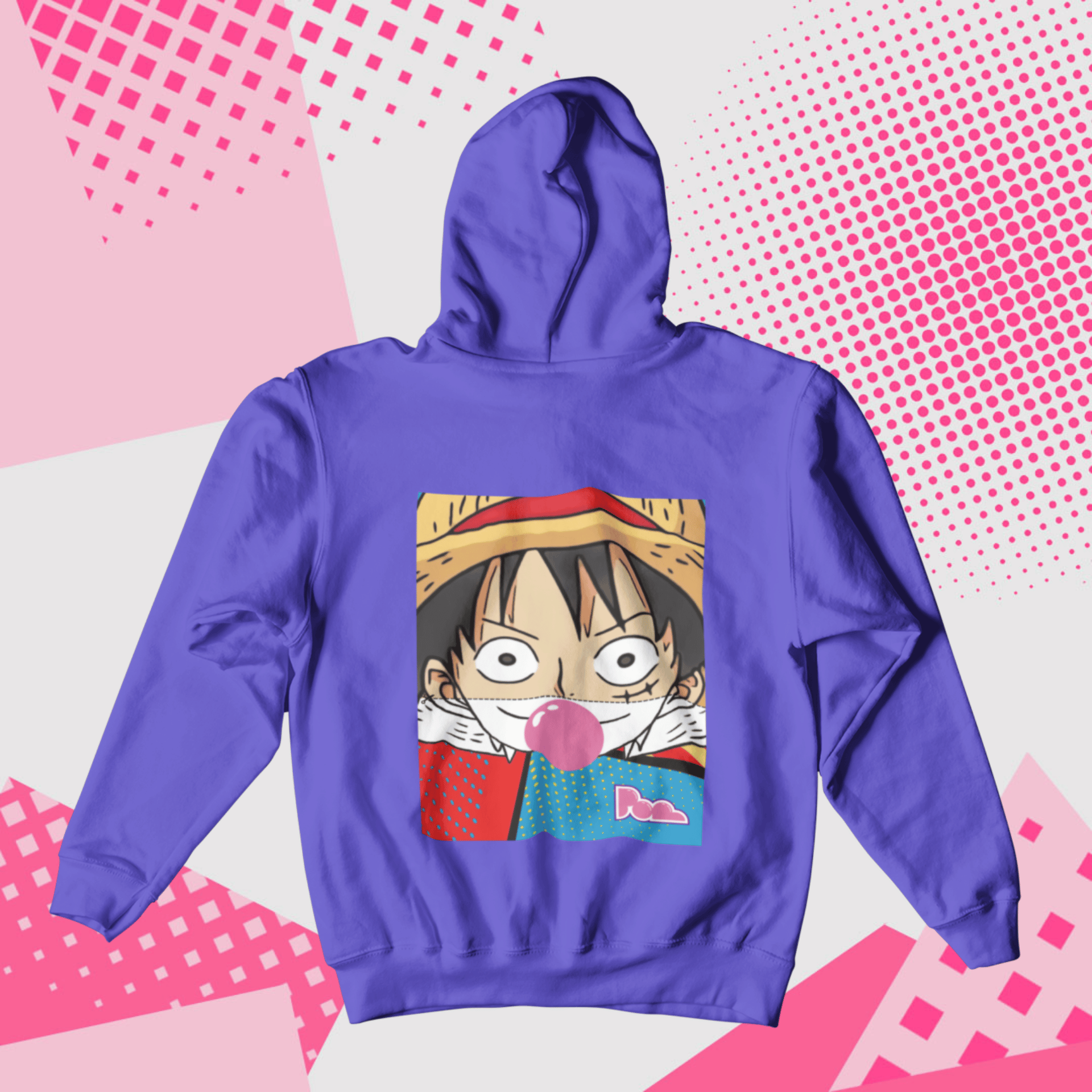 Felpa Pop con Cappuccio "Luffy"