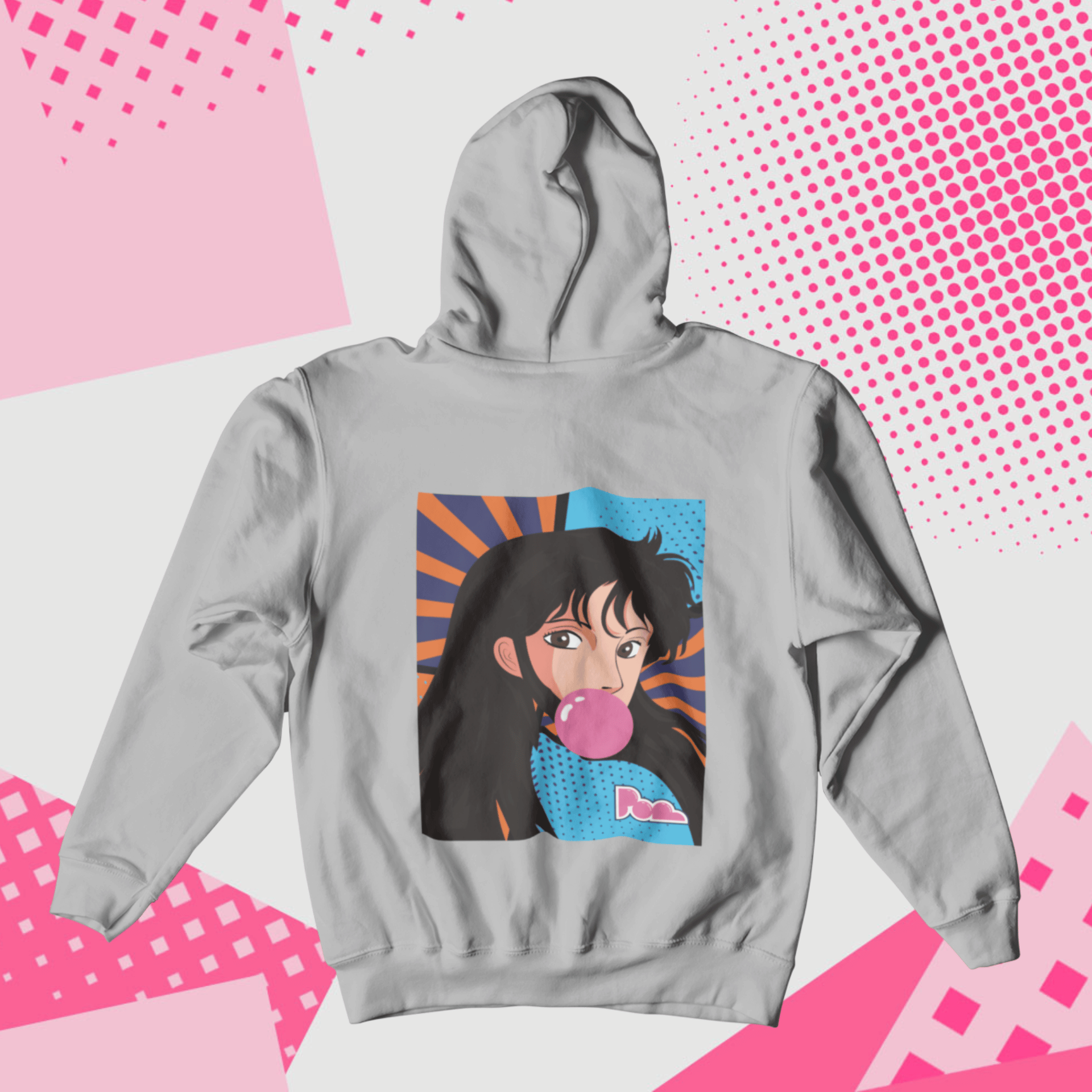 Felpa Pop con Cappuccio "Occhi di Gatto"