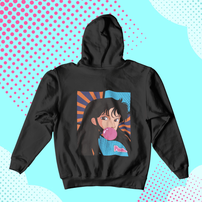 Felpa Pop con Cappuccio "Occhi di Gatto"