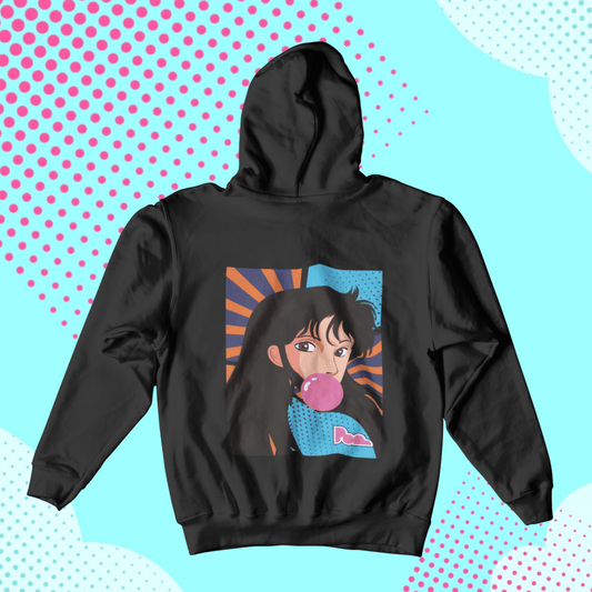 Felpa Pop con Cappuccio "Occhi di Gatto"