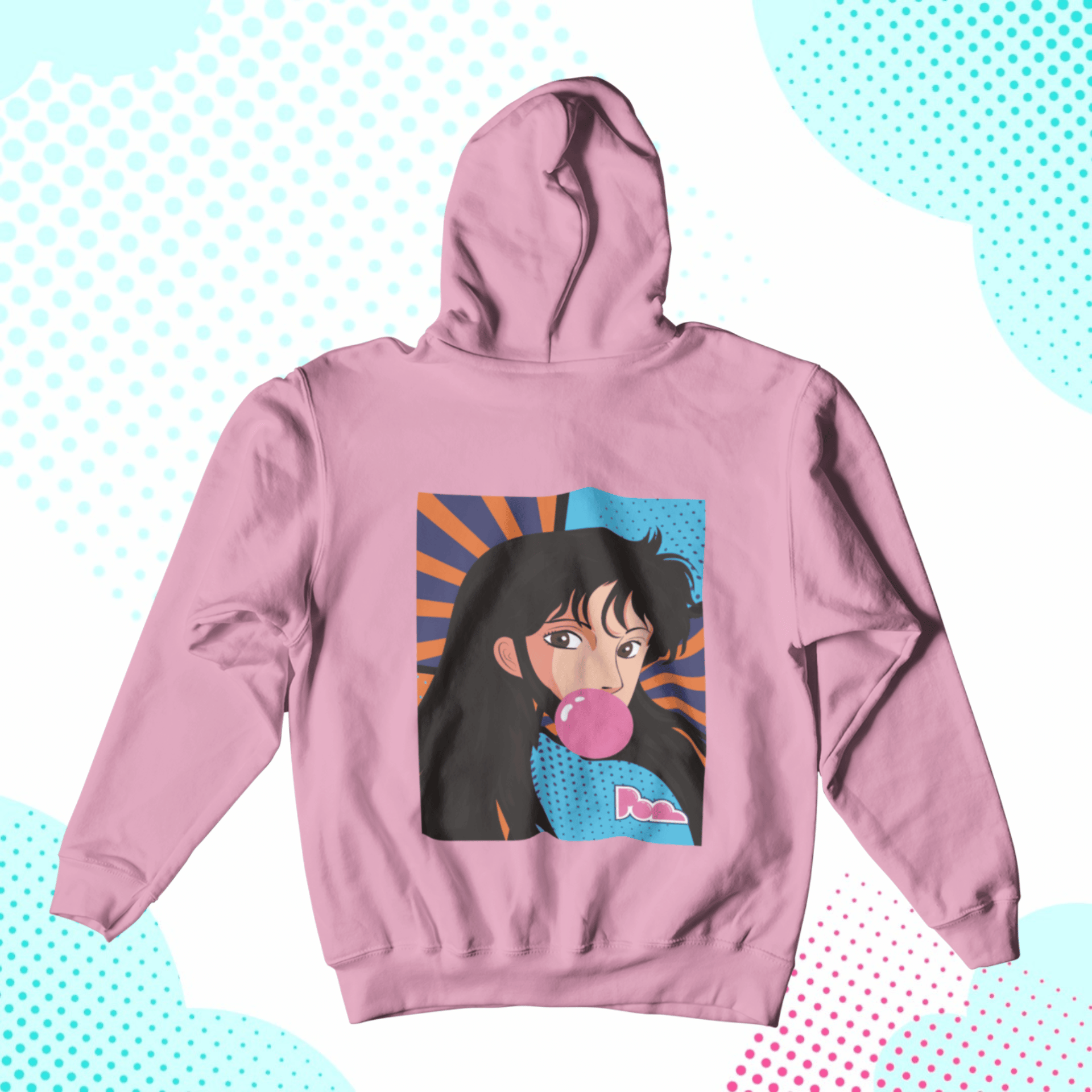 Felpa Pop con Cappuccio "Occhi di Gatto"