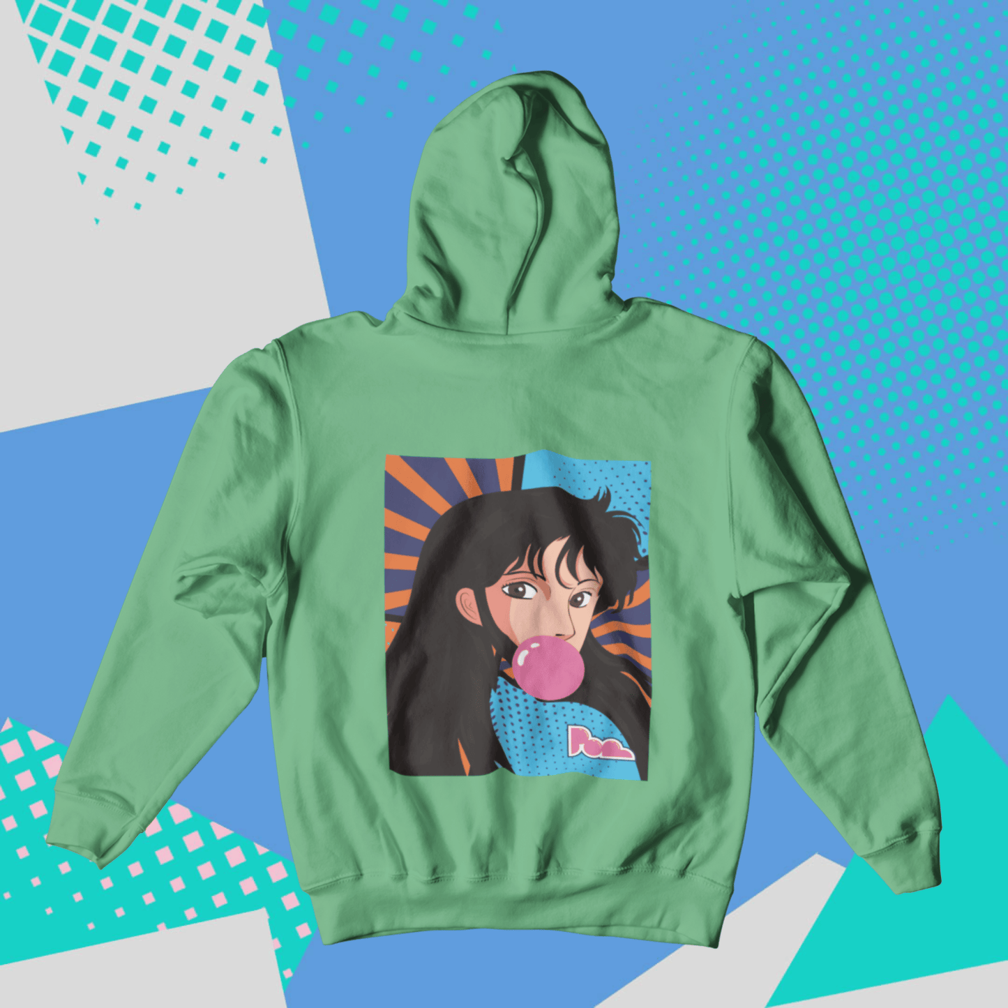 Felpa Pop con Cappuccio "Occhi di Gatto"