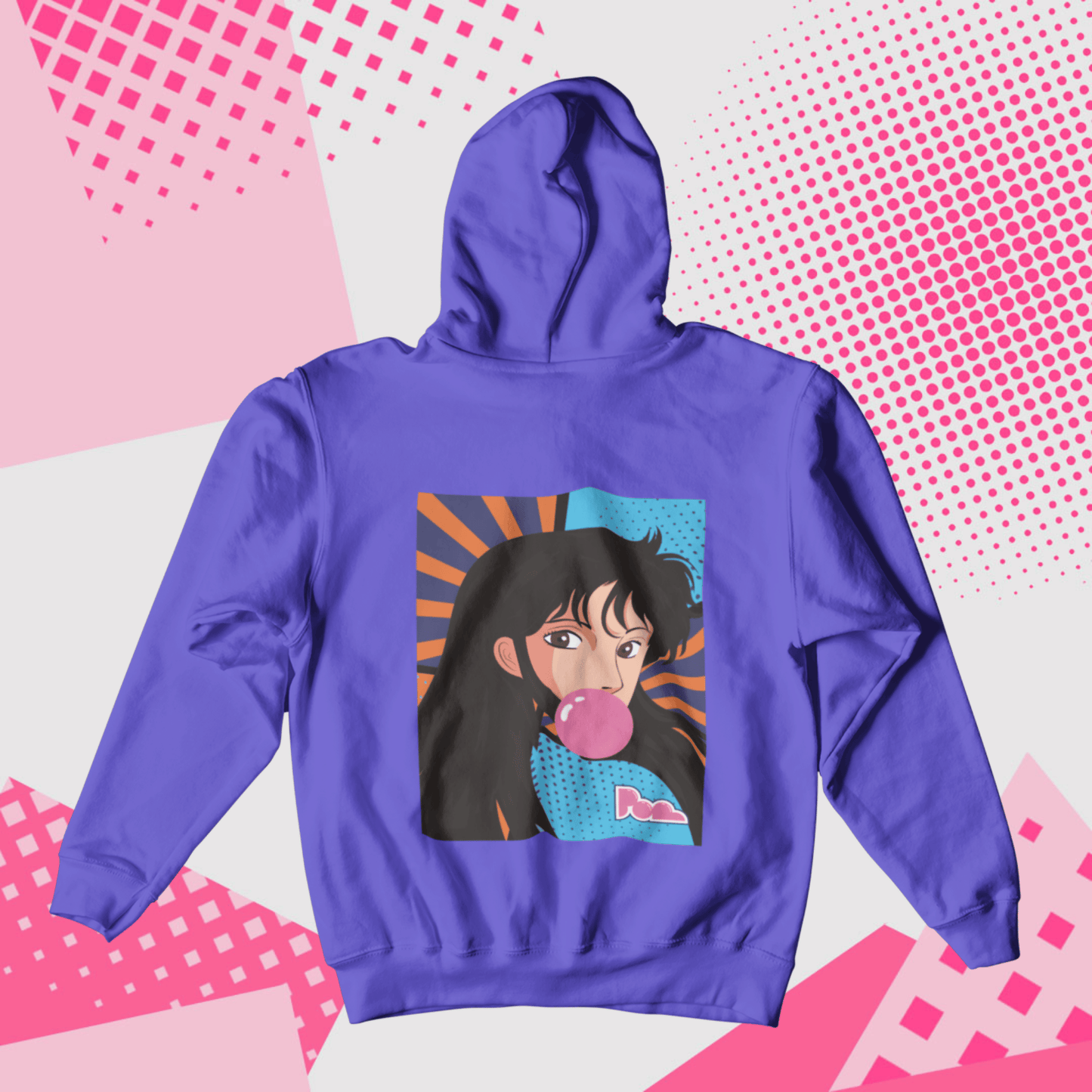 Felpa Pop con Cappuccio "Occhi di Gatto"