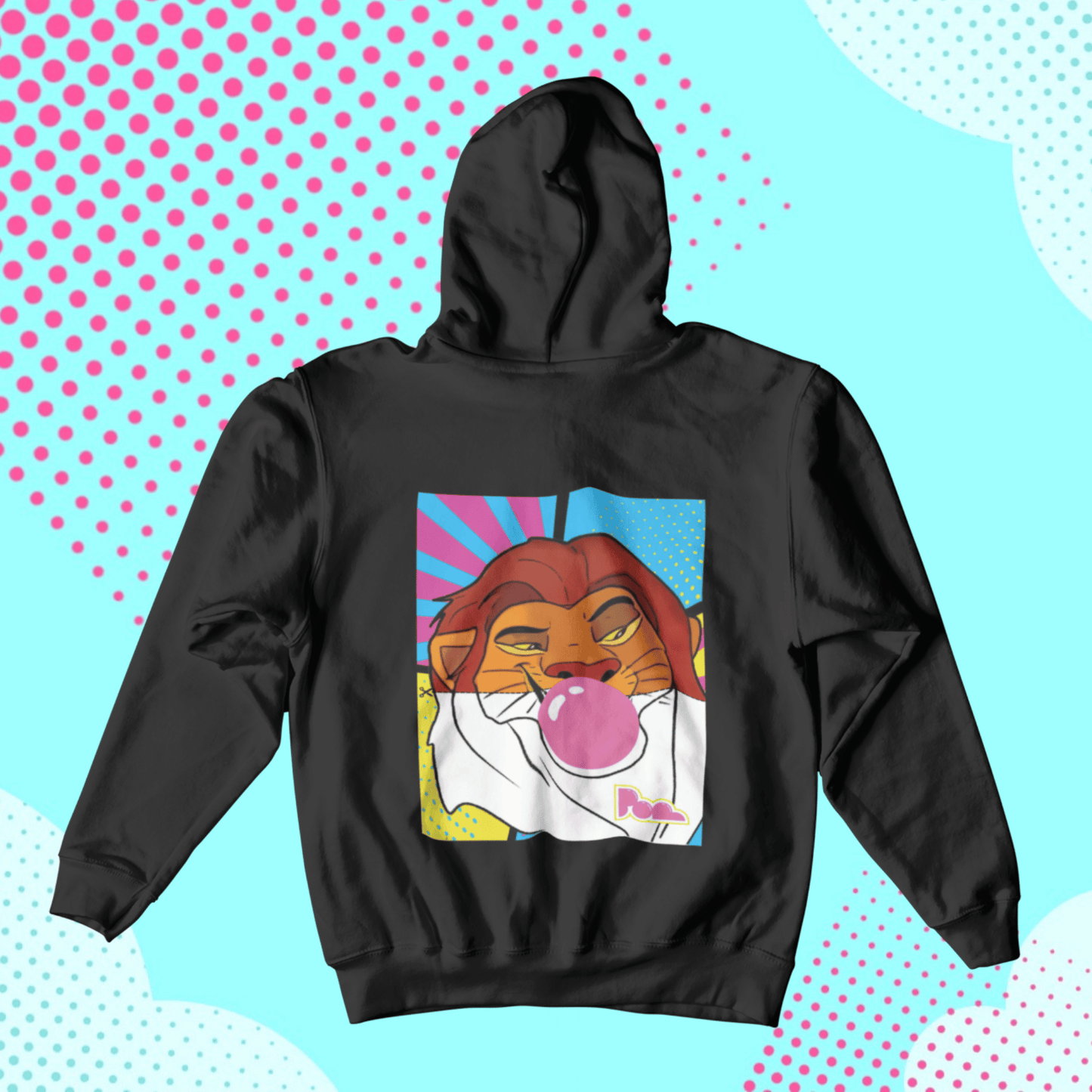 Felpa Pop con Cappuccio "Re Leone"