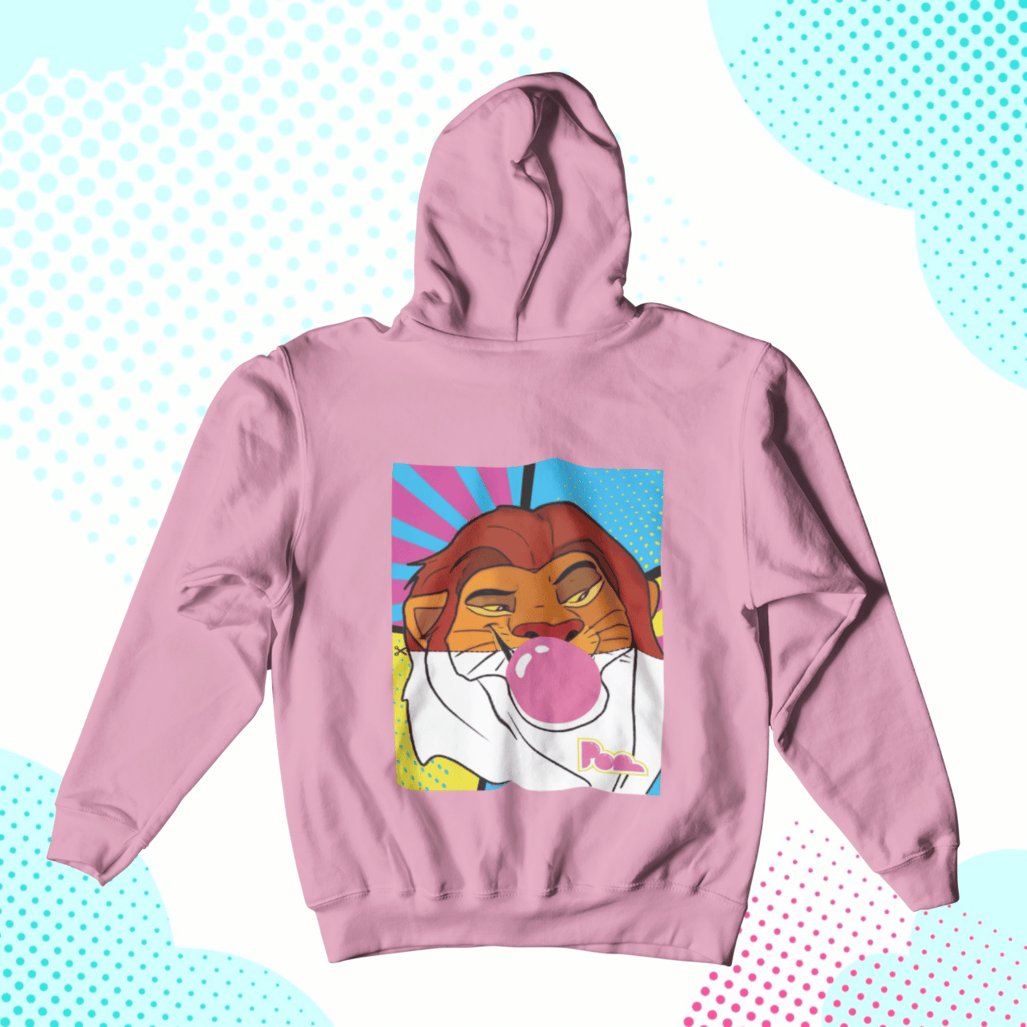 Felpa Pop con Cappuccio "Re Leone"