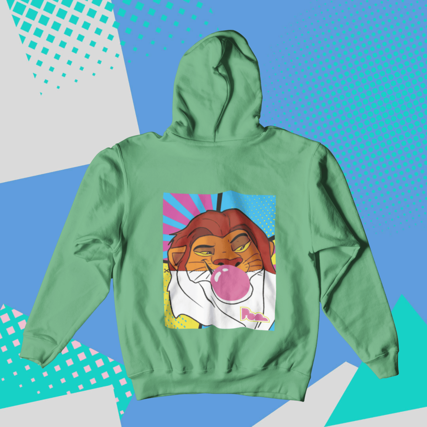 Felpa Pop con Cappuccio "Re Leone"