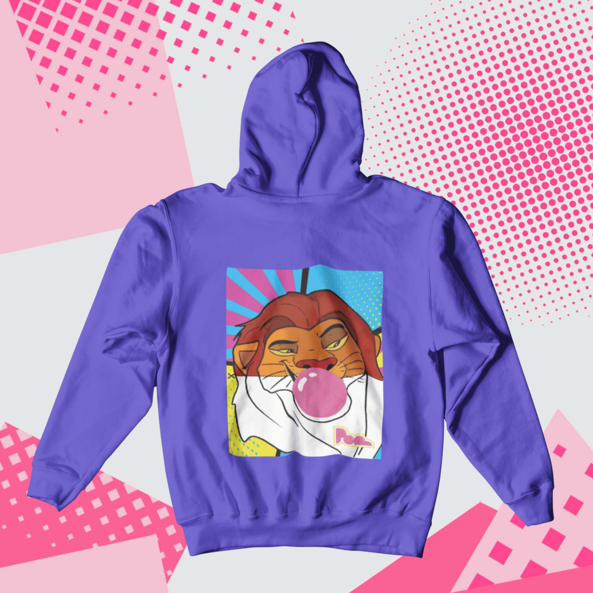 Felpa Pop con Cappuccio "Re Leone"