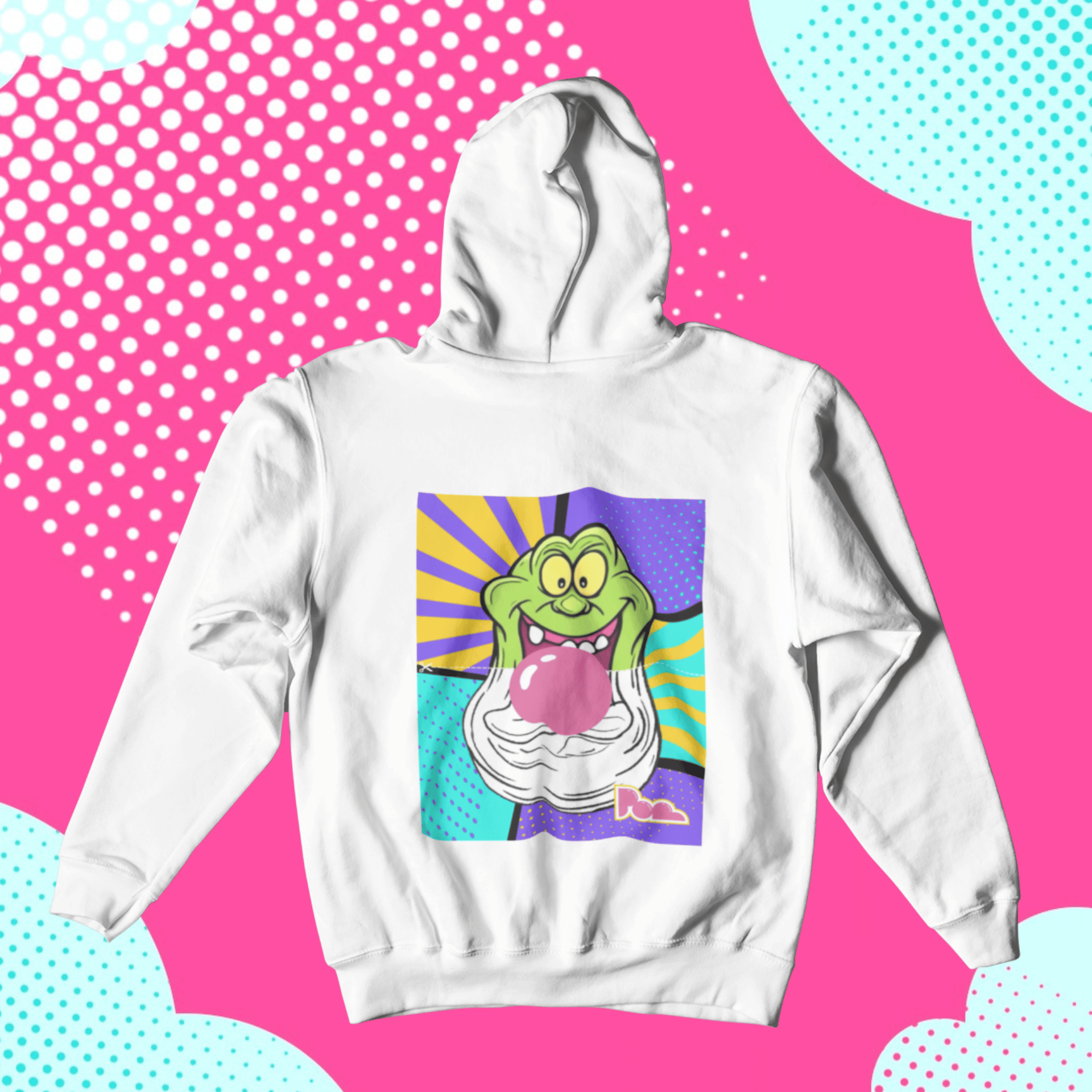 Felpa Pop con Cappuccio "Slimer"