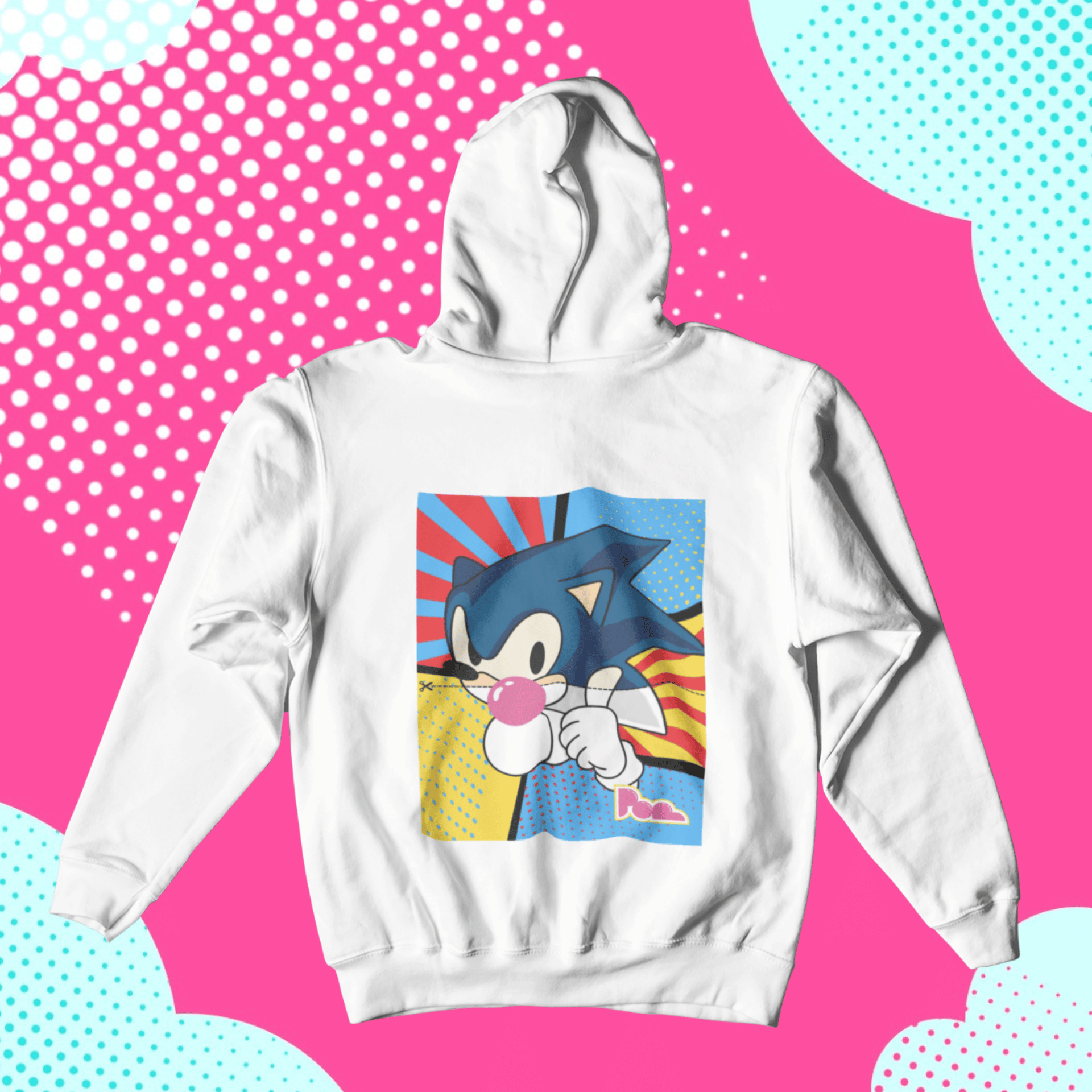 Felpa Pop con Cappuccio "Sonic"