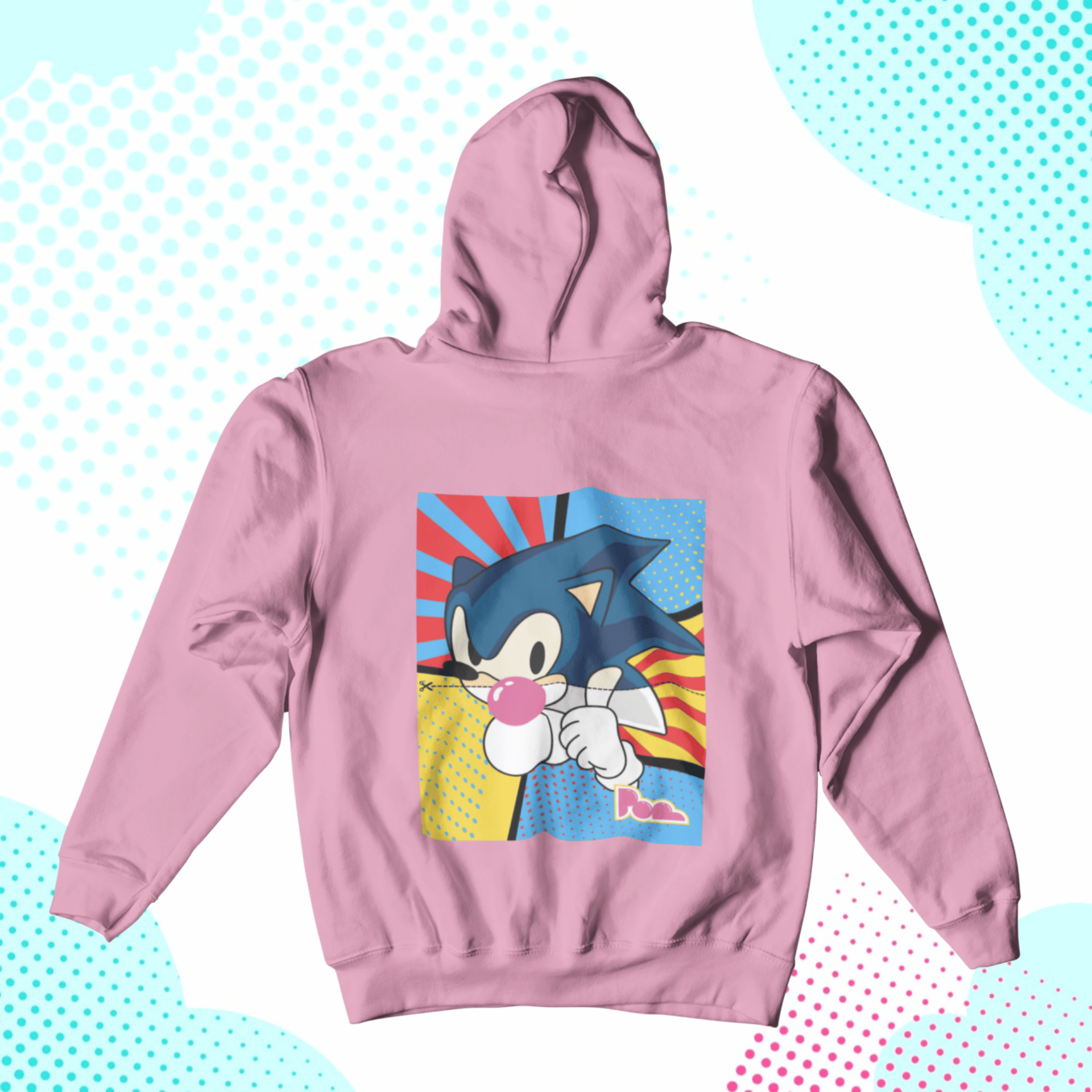 Felpa Pop con Cappuccio "Sonic"