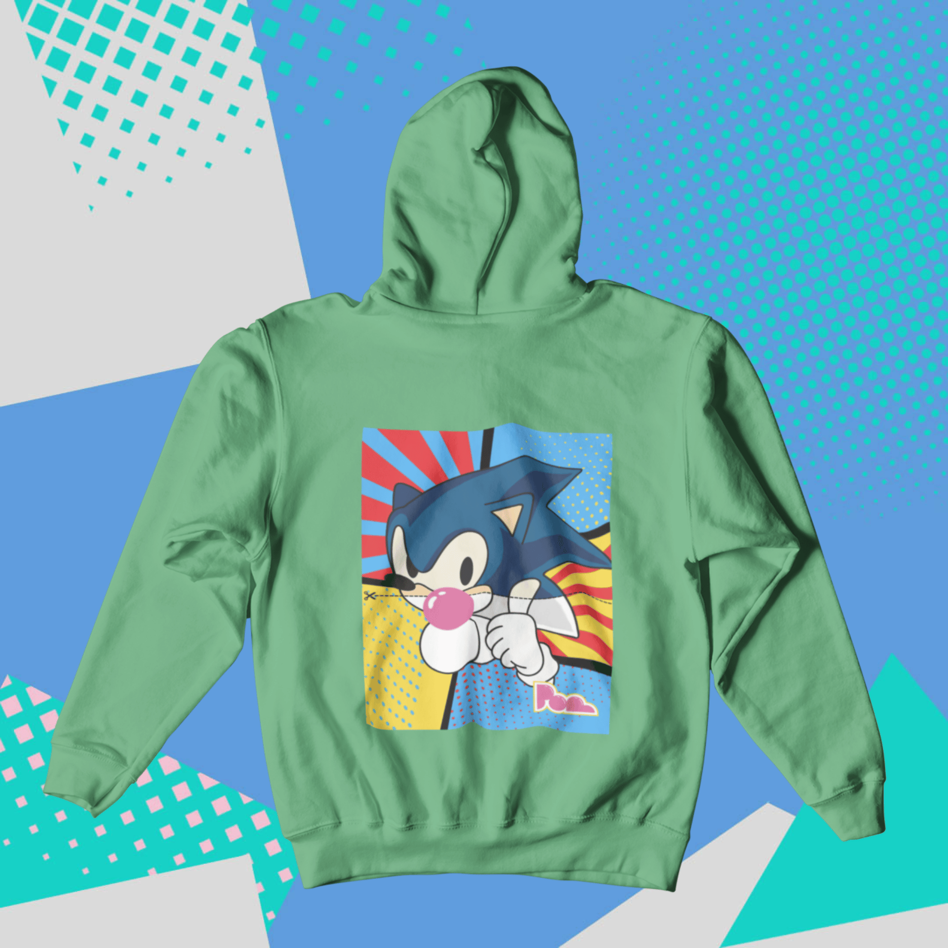 Felpa Pop con Cappuccio "Sonic"