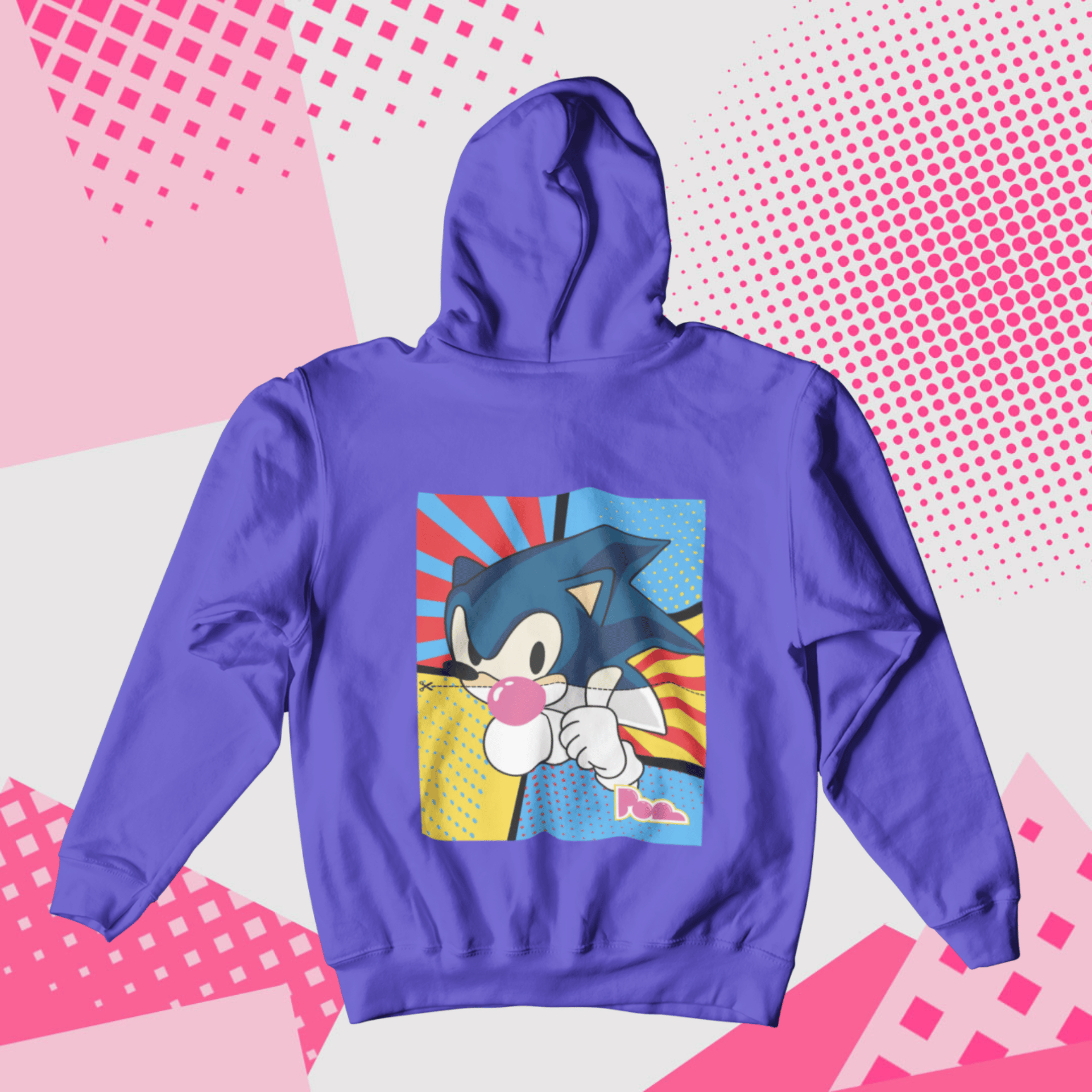 Felpa Pop con Cappuccio "Sonic"