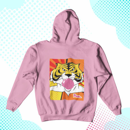 Felpa Pop con Cappuccio "Uomo Tigre"