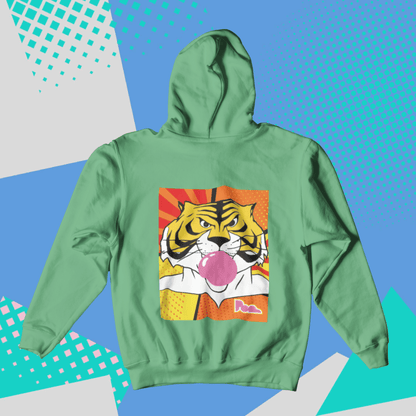 Felpa Pop con Cappuccio "Uomo Tigre"