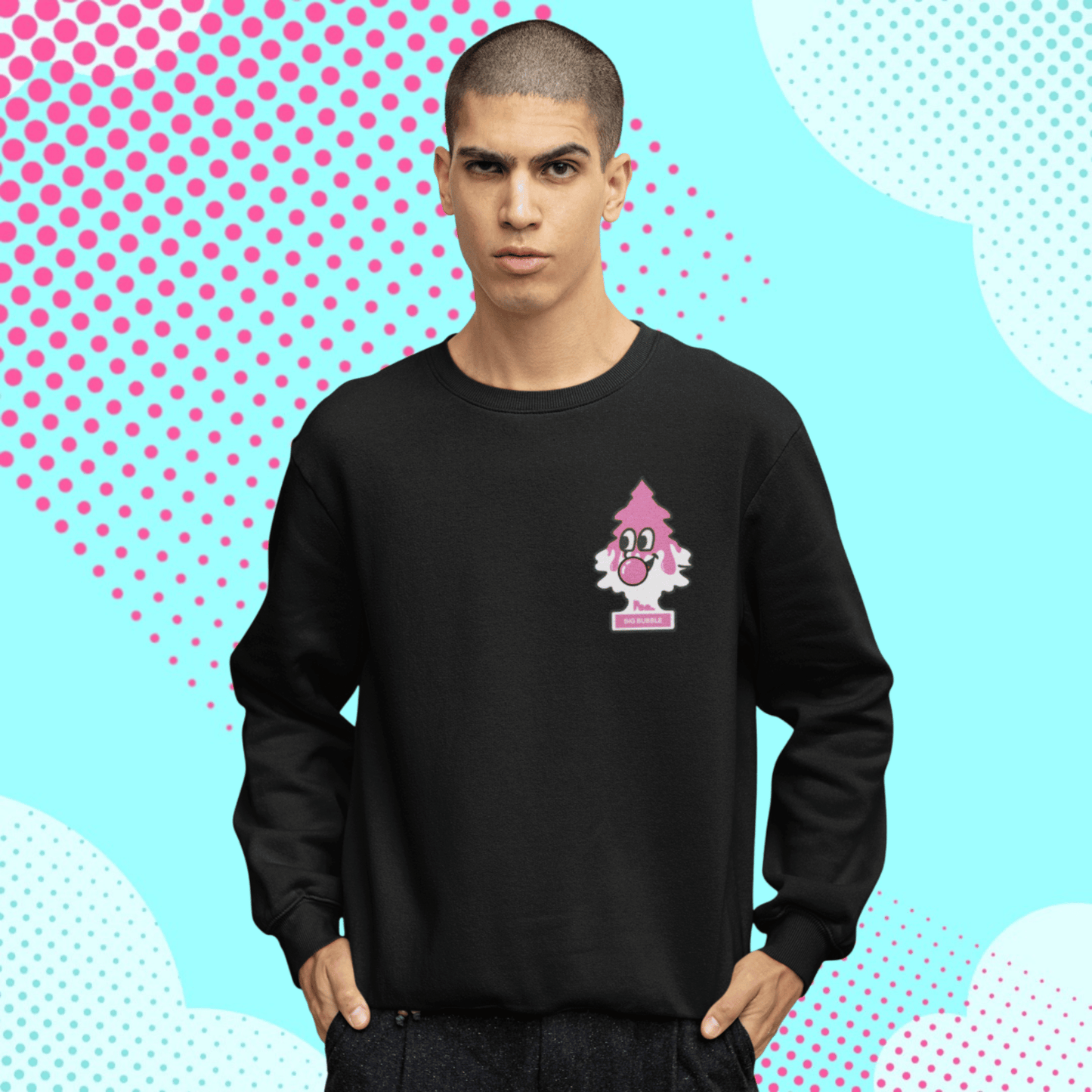 Felpa Girocollo - POP "Arbre Magique Big Bubble & Panna"