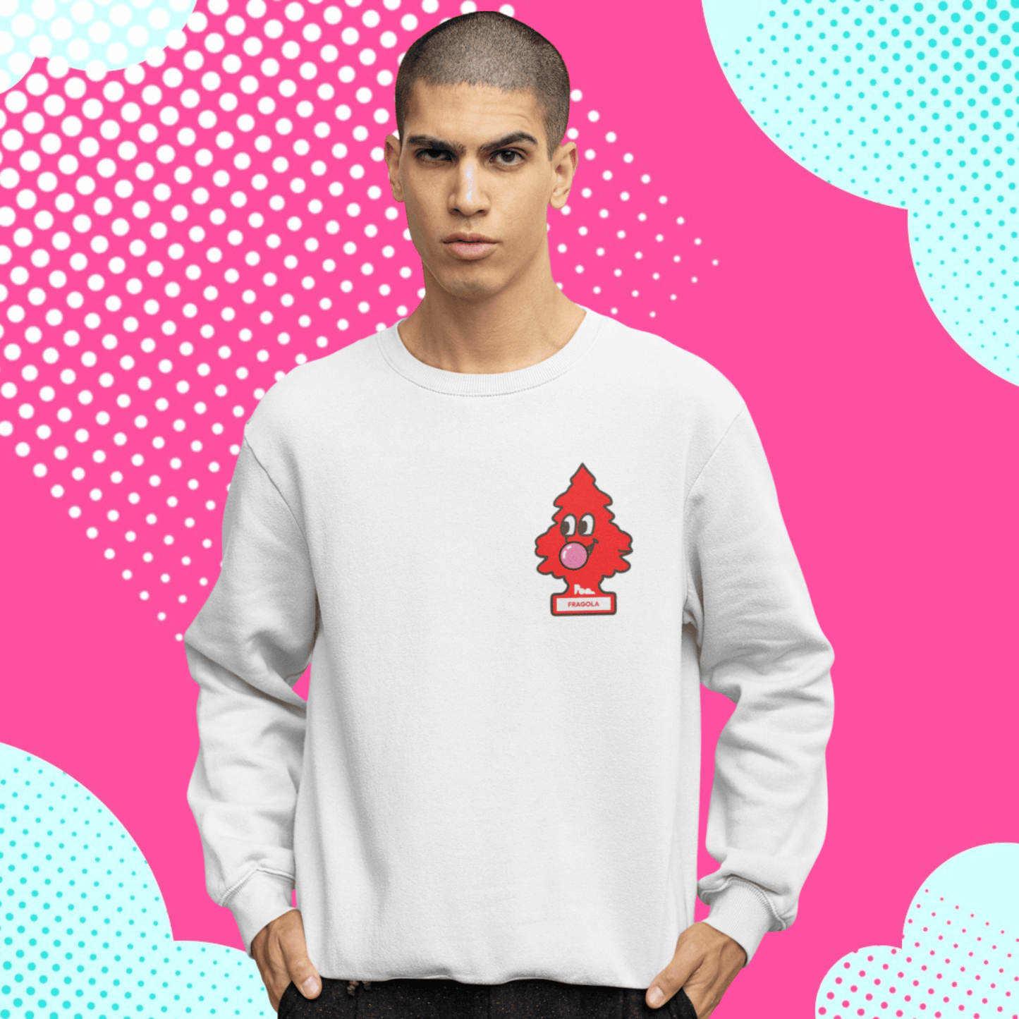 Felpa Girocollo - POP "Arbre Magique Fragola"
