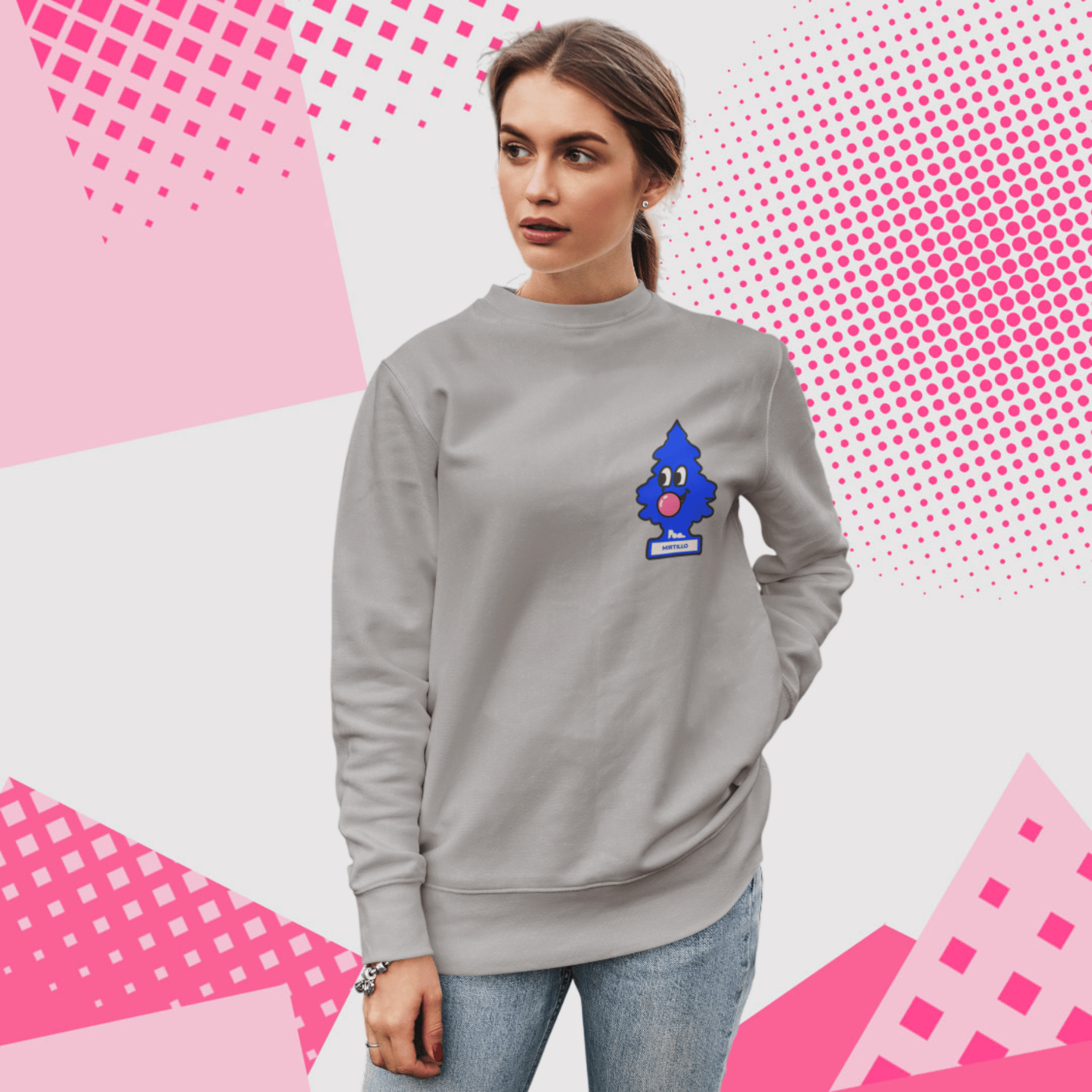 Felpa Girocollo - POP "Arbre Magique Mirtillo"