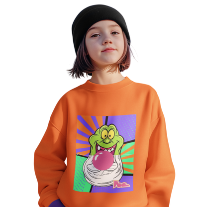 Felpa Girocollo Halloween Edition KIDS- POP "Slimer"