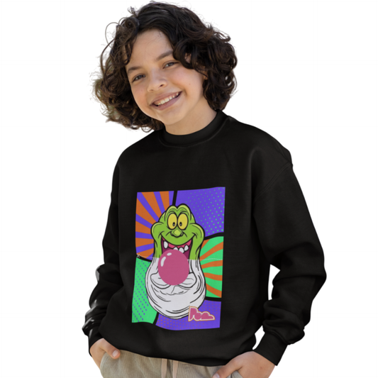 Felpa Girocollo Halloween Edition KIDS- POP "Slimer"