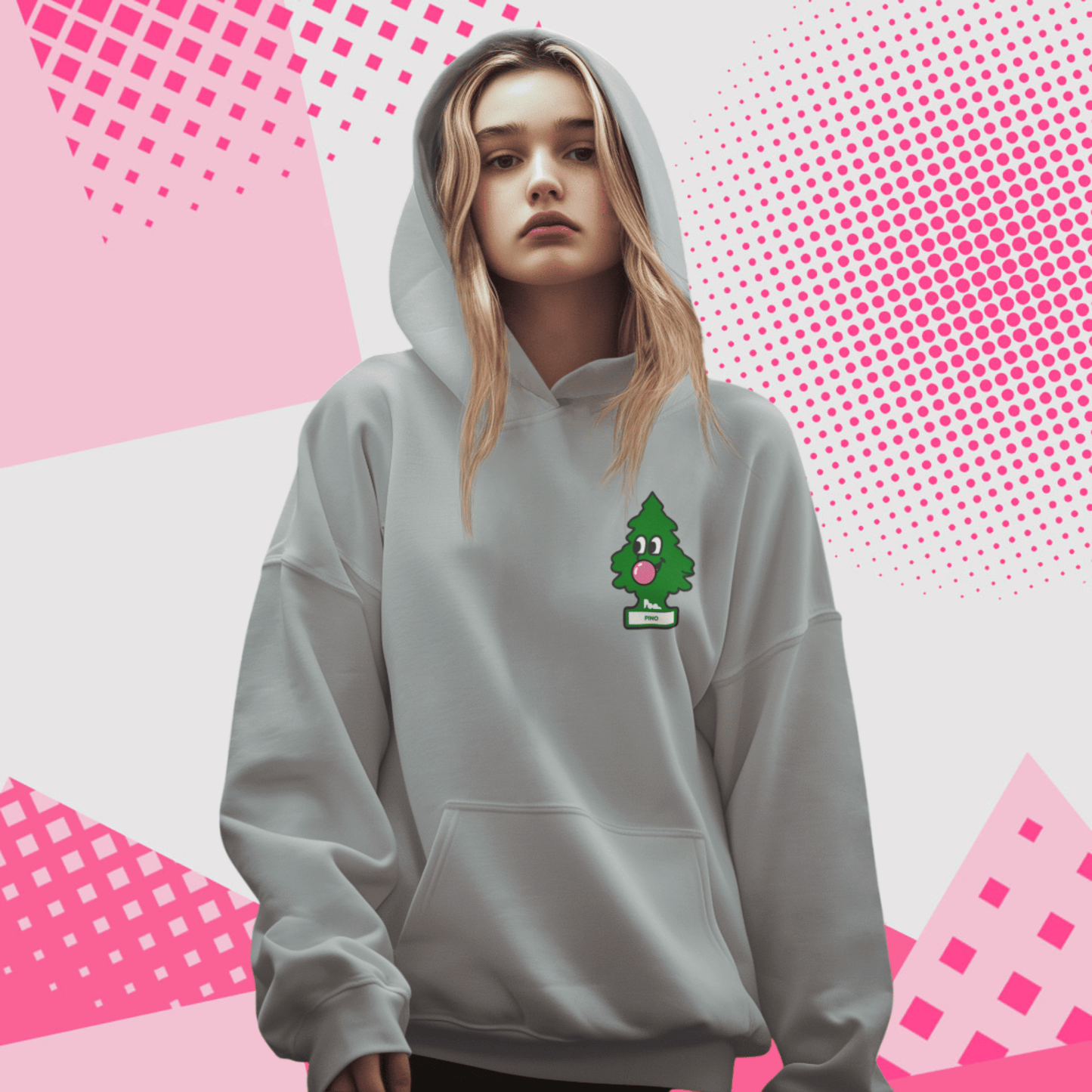 Felpa con Cappuccio - POP "Arbre Magique Pino"