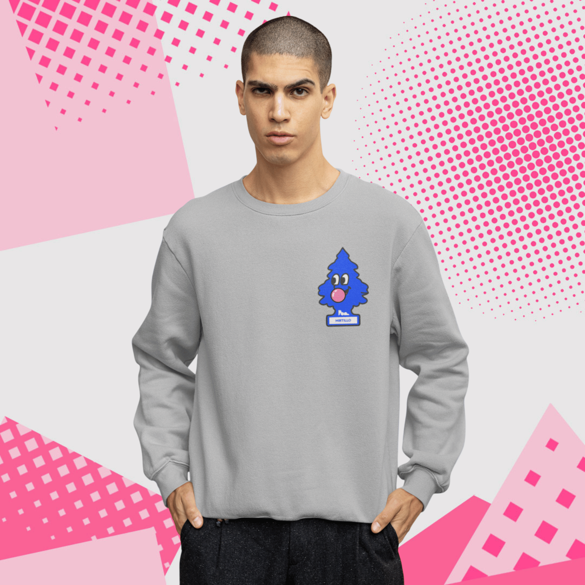 Felpa Girocollo - POP "Arbre Magique Mirtillo"