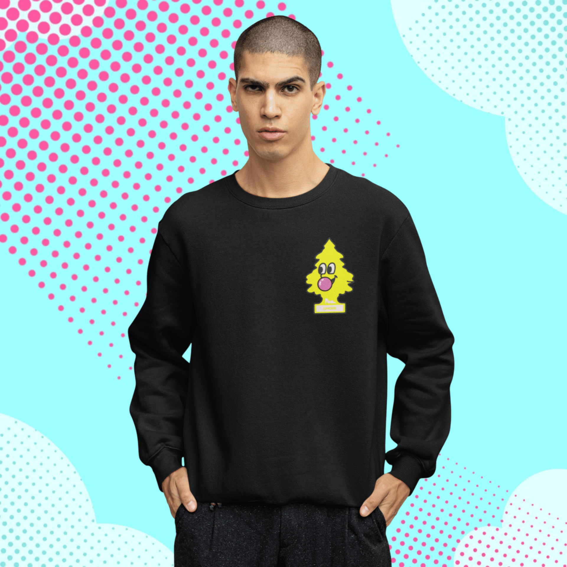 Felpa Girocollo - POP "Arbre Magique Limone"