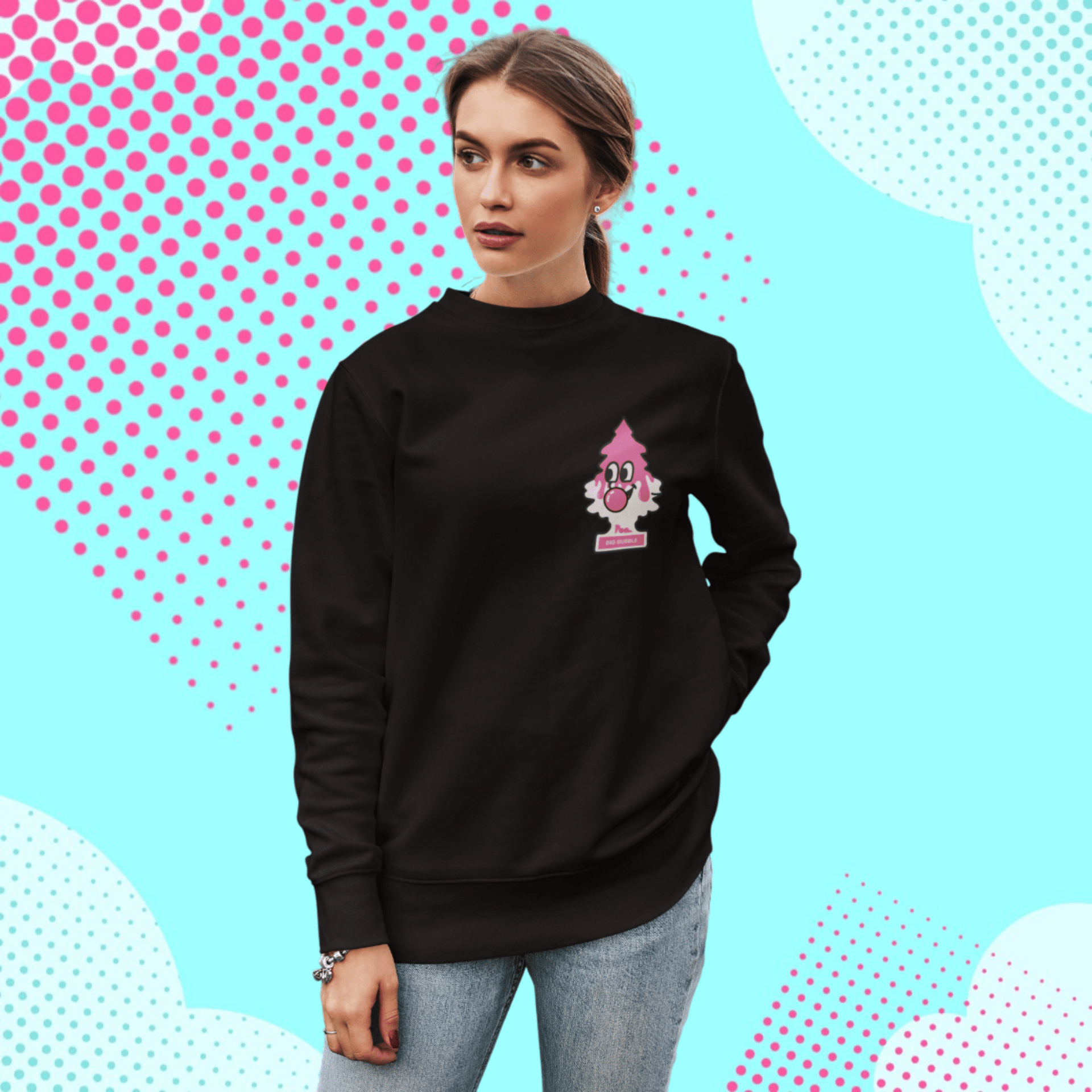 Felpa Girocollo - POP "Arbre Magique Big Bubble & Panna"