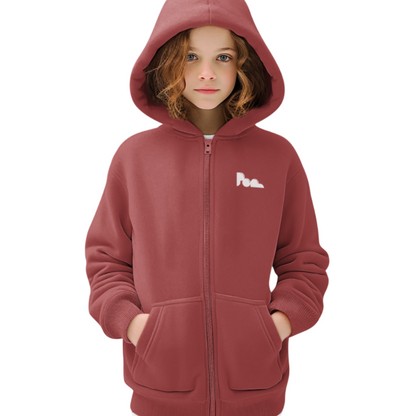 Felpa con zip Pop "Licia" KIDS - PopbyAlessandro