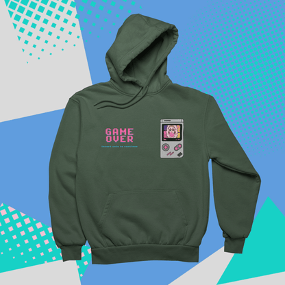 Felpa con Cappuccio - POP "Gameboy Jem Pixel"