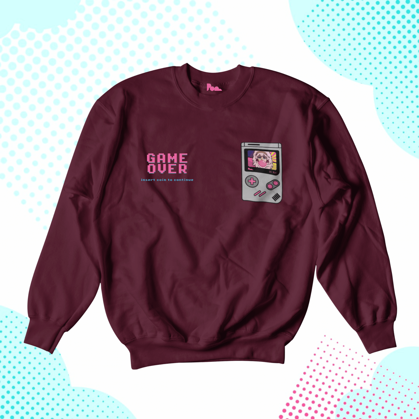 Felpa Girocollo - POP "Gameboy Jem Pixel"