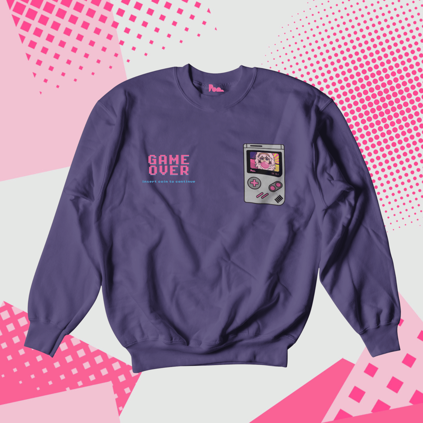 Felpa Girocollo - POP "Gameboy Jem Pixel"