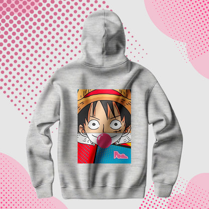 Felpa Pop con Cappuccio "Luffy"