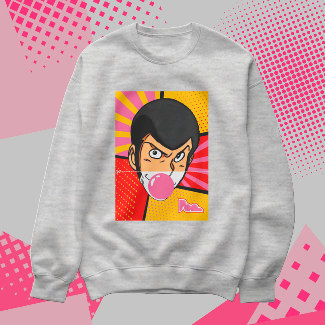 Felpa Pop Girocollo "Lupin"