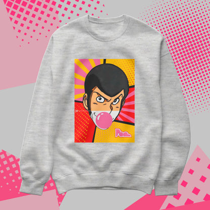 Felpa Pop Girocollo "Lupin"