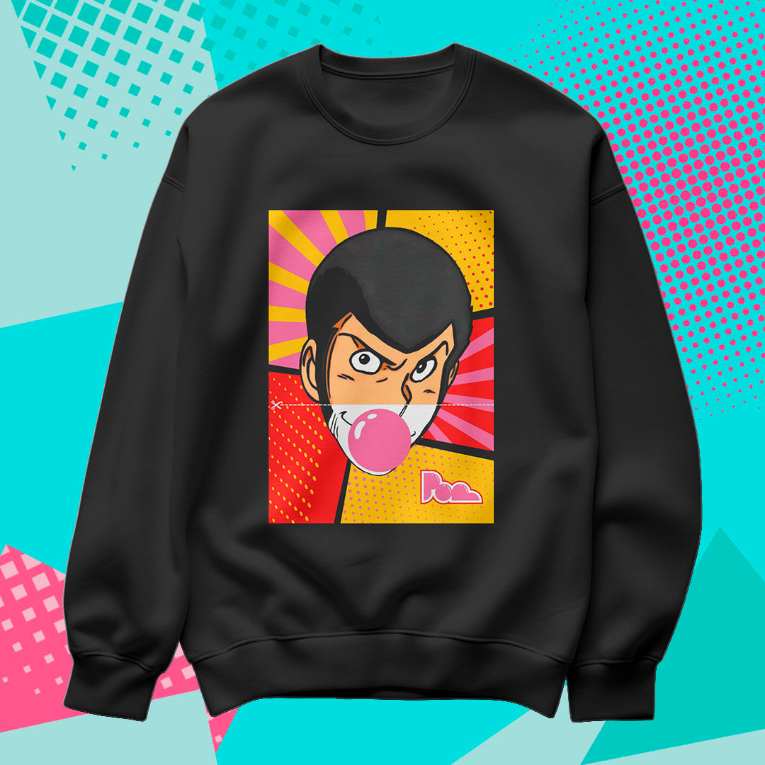 Felpa Pop Girocollo "Lupin"